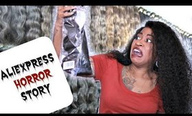 ALIEXPRESS HAIR HORROR STORY 😱 VENDOR TRIED IT!✌ ft Sky Santana |  #STORYTIME