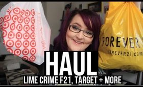 HAUL (LIME CRIME, FOREVER 21, TARGET + MORE) | heysabrinafaith