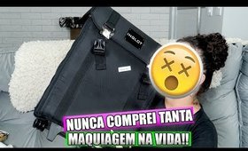 😱 1 HORA DE COMPRAS DE MAQUIAGEM DOS EUA! 😱 UMA MALA CHEIA DE MAQUIAGEM!