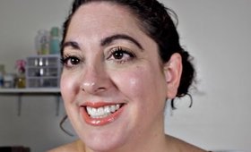 Spring makeup tutorial: Gold eyes and Orange lip