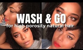 HIGH POROSITY Wash and Go Routine 2019  | DETAILED TIPS from Start to Finish | MelissaQ