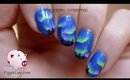 Aurora Borealis nail art tutorial