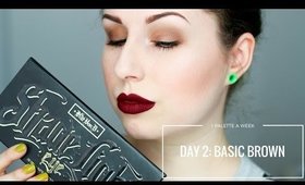 KAT VON D SHADE LIGHT EYE - DAY 2: BASIC BROWNS  | 1 PALETTE FOR A WEEK