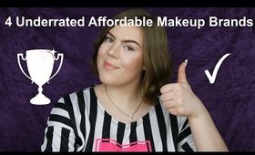 4 Underrated Drugstore/Affordable Makeup Brands