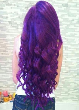 best purple hair I seen 
how can I get it diz purple???
