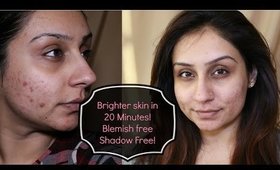 Immediate skin lightening in 20minutes lighten acne marks pigmentation naturally || Makeup With Raji