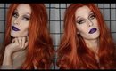 Bridgett London Drag Queen Makeup Transformation Vampy Ginger Bitch