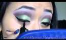 Lime Grape: Green and Purple eyeshadow tutorial