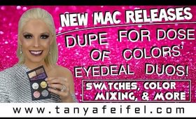 New Mac Releases - Dupe for Dose of Colors Eyedeal Duos! | Swatches & More | Tanya Feifel