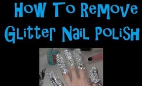 How to Remove Glitter Nail Polish