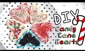 7 Days of GIFTmas (Day 7) - DIY How To Make Candy Cane Hearts