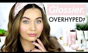 GLOSSIER Over Hyped? HAUL + First Impressions Tutorial