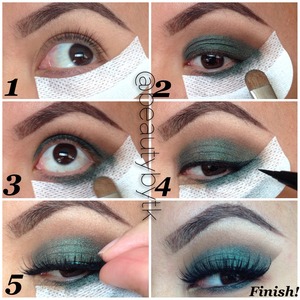 
Follow beautybytk on Instagram!

Here's a quick and simple pictorial of a holiday look created using @shadowshields 
1⃣Apply @shadowshields close by lash line and edge of outer eye. Use it as a guideline to creating a clean smokey wing eyeshadow and line 
2⃣ Apply @urbandecaycosmetics #vice2palette "rewind" in crease with blending brush
3⃣ Pat "damaged" on eyelid with a flat brush and apply as a bottom liner. (It's ok to be messy since shadow shields grab all the mess 😊) 
4⃣Apply @stilacosmetics waterproof eyeliner towards the shadow shield
5⃣Finish the look off with a gorgeous pair of @houseoflashes "Noir Fairy" 
Remove shadow shield and pat to blend concealer or foundation around the eye. Voila!

Happy Holidays!!! 😘🎅🎄🎁🎉