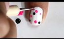 Very Easy Nail Art For Beginners ! - Cute Polka Dots beginners nail designs to do at home