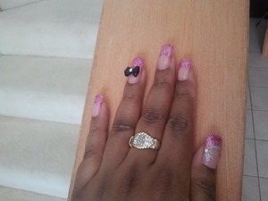 done by my amazing nail tech - Tracey who did an amazing job 