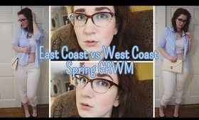 East Coast vs West Coast Spring GRWM Collab!