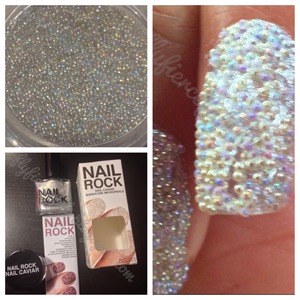 Using the Nail Caviar Nail Rock kit from Walmart 