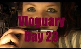 Vloguary - Day 23 - Urban Decay Pleather Lip Pencil Review & Application (Perversion)