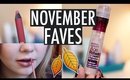 November Beauty Favorites