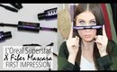L'Oreal False Lash Superstar X Fiber Mascara | FIRST IMPRESSION