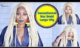 HOW TO SLAY SENSATIONNEL 4x4 BOX BRAID LARGE 613 Wig 🔥  Samsbeauty 🕊🔥