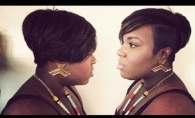 Short Hair'd Girls Guide To: Megan Good Inspired Weave Pt 2 (cutting & styling)