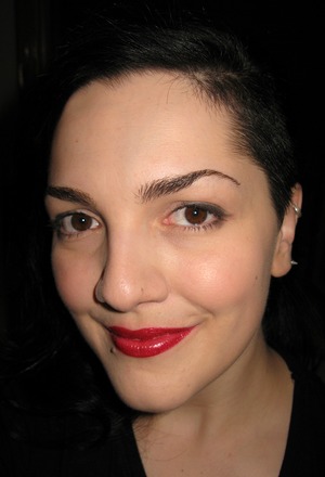 Lastest buy at Sephora: lip crayon in 'fancy red', so cool!