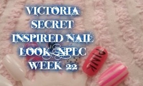 Nail polish lottery club week 22  / victoria secret inspired nail look