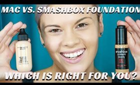 MAC Face & Body vs. Smashbox BB Water Foundation | Back to School Comparison - mathias4makeup