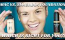MAC Face & Body vs. Smashbox BB Water Foundation | Back to School Comparison - mathias4makeup