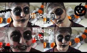 Halloween Skeleton Makeup | Just Me Beth