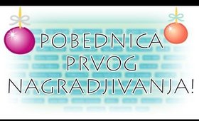 Pobednica prvog nagrađivanja!