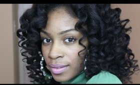 How to Wand Curls on Natural Hair Extensions