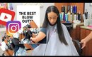 Blow Out On  LONG HAIR!! SILK PRESS ! THIS IS THE MOST IMPORTANT PART!!