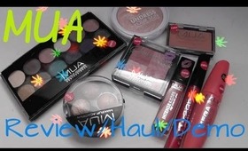 Haul: MUA Makeup Academy Review & Demo