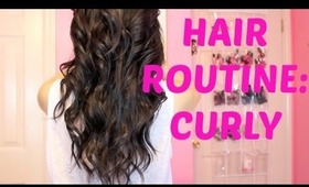 HAIR ROUTINE: CURLY