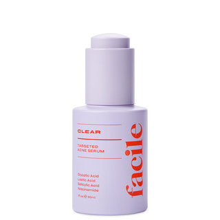 Facile Clear Exfoliating Serum for Blemishes with 10% AHA + BHA Blend