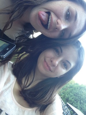 This is my friend and I at Lake Compounce <3