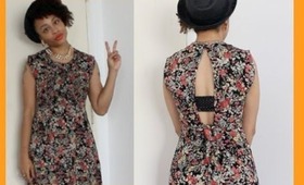 Thrifting Upcycle/ Reconstruction: Vintage Dress