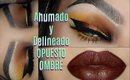 RETO: Ahumado y Delineador OPUESTO  / Reverse Ombré Smokey Eye makeup  Tutorial| auroramakeup