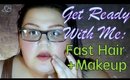 Get Ready With Me: Really Fast Hair & Makeup