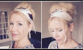 60s HAIR TUTORIAL: UPDO WITH A BUMP!