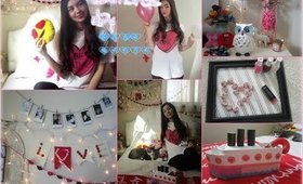 DIY Valentine's Day Room Decorations! Cute + Affordable