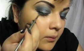 Sultry Smokey Silver Makeup Tutorial