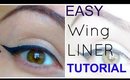 HOW TO GET A Winged liner. Great for beginners / PERFECT WING LINER
