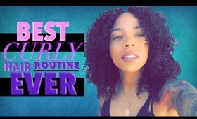 How To Define Curly Hair Extensions, Wigs, Clip-ins | Night Time Curly Hair Routine
