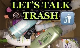 LET'S TALK TRASH JULY 2016 | PRODUCT EMPTIES