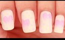 Pastel Ombre Hearts nail art