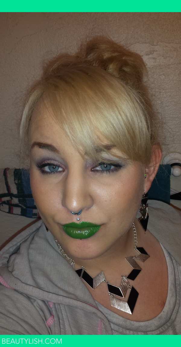 green lips and attitude | jessica z.s photo | beautylish