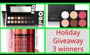 3 LORAC PRO Palettes & More Holiday GIVEAWAY!